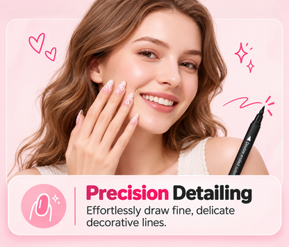 12-Color Dual Tip Nail Pens