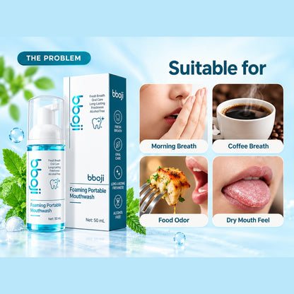 bboji FreshFoam Mouthwash – Quick Fresh Breath On the Go